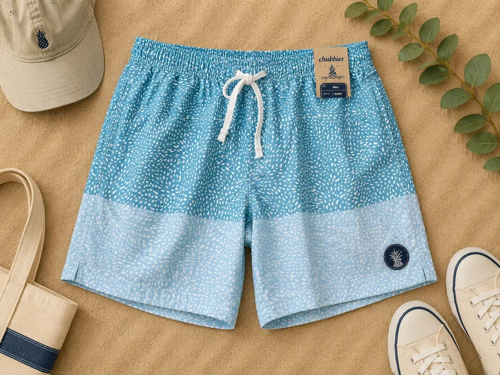 NWT Chubbies Men's The Whale Sharks 7